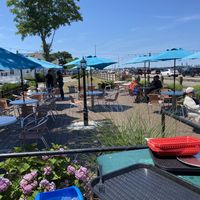 Outdoor seating   at Garden Patch by the Sea in Quincy