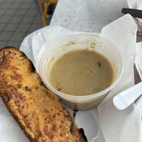 Clam chowderr  at Garden Patch by the Sea in Quincy