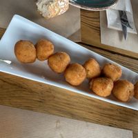 Croquetas chorizo vegano   at San Jorge in Nueva