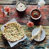 Naan at Himalaya Café in Old Saybrook