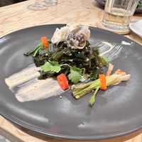 Wakame und Pilztäschchen  at Plantenköök in Bremen