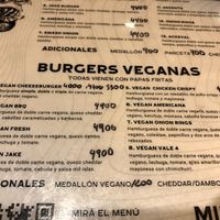 Menu with prices from Dec 2023   at Achával - 5 Squares in Puerto Iguazu