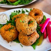 Side of falafel   at Cambria Cafe in Cambria