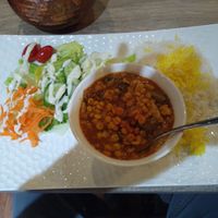 Veggie Gheimeh (lentil, eggplant and tofu stew) at I Cook Persian in Ottawa