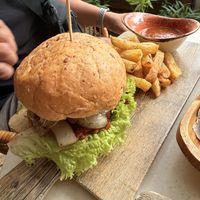 BBQ burger  at SHAKA - Burgos Circle in Taguig