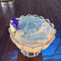 Vegan ice cream   at Solitude Farm of Auroville in Auroville