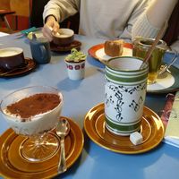 vegan tiramisu at Karoot in Ghent