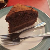 Chocolate cake at Karoot in Ghent