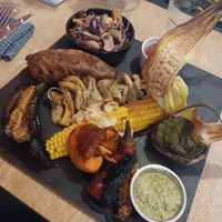 Griggliata, grilled vegetables dish at Karoot in Ghent