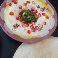Superbe hummus at El Libanes in Tenerife