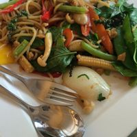 Spaghetti Noodle Special at May Veggie Home in Bangkok