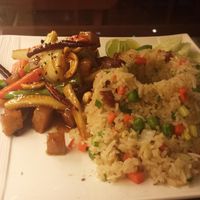 My first main meal encounter in May Veggie Home.  at May Veggie Home in Bangkok