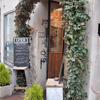 Outside at UTER konditoreibar in Luebeck