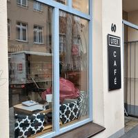 Outside at UTER konditoreibar in Luebeck