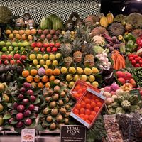   at Mercado de La Boqueria in Barcelona