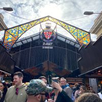Muita confusão at Mercado de La Boqueria in Barcelona