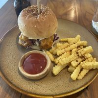 Cauliflower burger   at Chickpea Bali  in Ungasan