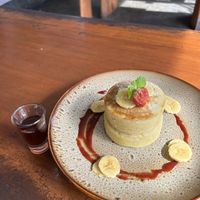 Vegan pancakes  at Chickpea Bali  in Ungasan
