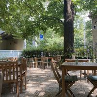 Pleasant, shaded courtyard.    at Hummel in Graz