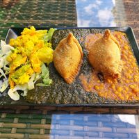 Samosa Meal at Himalaya Masala in Graz