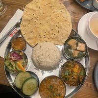 Vegan plate (?)  at Himalaya Masala in Graz
