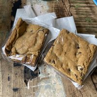‘Brookies’ (brownie cookies) - lotus / kinder flavour  at Flissys Coffee Shop in Thurstaston