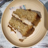 Biscoff cake at Flissys Coffee Shop in Thurstaston