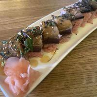 Eggplant sushi    at To80 vegan in Cologne