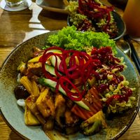 Udon noodles at To80 vegan in Cologne