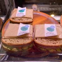 Vegan sandwiches at Think Coffee - Eighth Ave in New York City