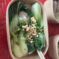Rice noodles and dumplings  at Hidden Dimsum in Hellerup