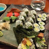 20 sushi platter (supposed to be sharing) at KIBOU Japanese Kitchen & Bar in Bristol