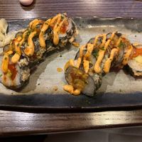 Volcano rolls - quite spicy at KIBOU Japanese Kitchen & Bar in Bristol