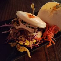 Crispy mushroom bao buns at KIBOU Japanese Kitchen & Bar in Bristol