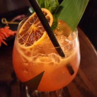Cherry mocktail at KIBOU Japanese Kitchen & Bar in Bristol