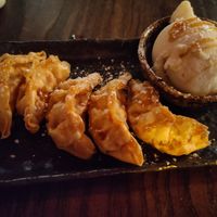 Apple dessert gyozas at KIBOU Japanese Kitchen & Bar in Bristol