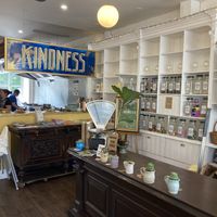 Downstairs   at Kindness Cafe in Todmorden