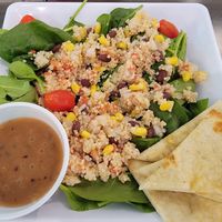 Black Bean Quinoa Salad at Just Love Coffee Cafe in Valdosta