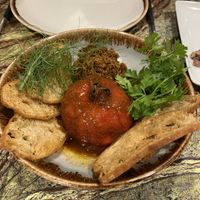 slow roasted tomato starter   at Jardineiro - Vegan Kitchen in Porto