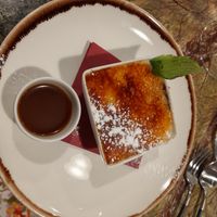 Creme brûlée at Jardineiro - Vegan Kitchen in Porto