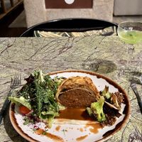 Tofu Wellington - Beautiful presentation, great taste and textures   at Jardineiro - Vegan Kitchen in Porto