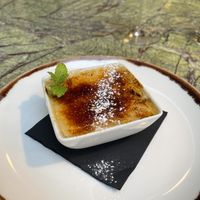 Vegan crème brûlée   at Jardineiro - Vegan Kitchen in Porto