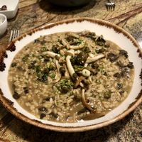Mushroom risotto  at Jardineiro - Vegan Kitchen in Porto