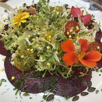 Beetroot starter  at Jardineiro - Vegan Kitchen in Porto