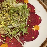 Beet carpaccio  at Jardineiro - Vegan Kitchen in Porto