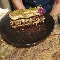 Pistachio tiramisu at Jardineiro - Vegan Kitchen in Porto