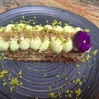 Pistachio tiramsu at Jardineiro - Vegan Kitchen in Porto