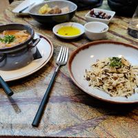 A kind of soup with rice at Jardineiro - Vegan Kitchen in Porto