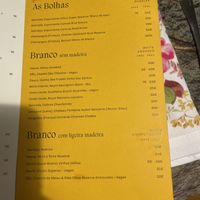 Wines April 2024 - not all are vegan   at Jardineiro - Vegan Kitchen in Porto