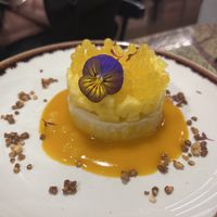 Panna cotta (partner didn’t enjoy)  at Jardineiro - Vegan Kitchen in Porto